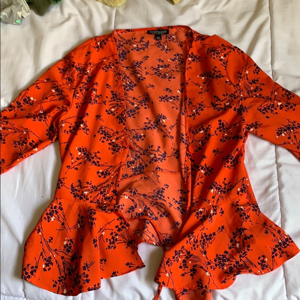 Top shop Tie front cardigan